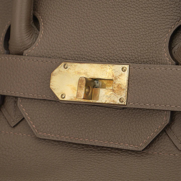 Birkin 50 HAC Etoupe Togo Leather Bag
